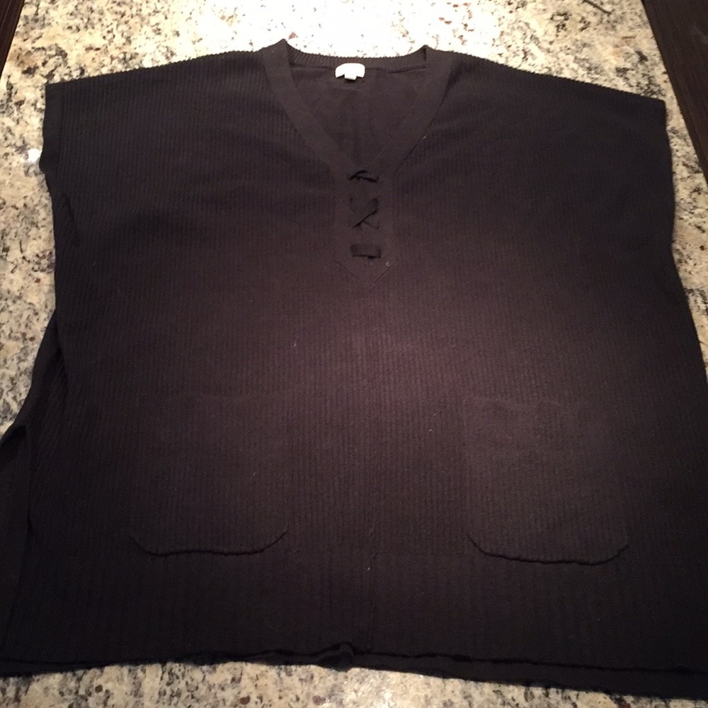 Cremieux oversized black sweater